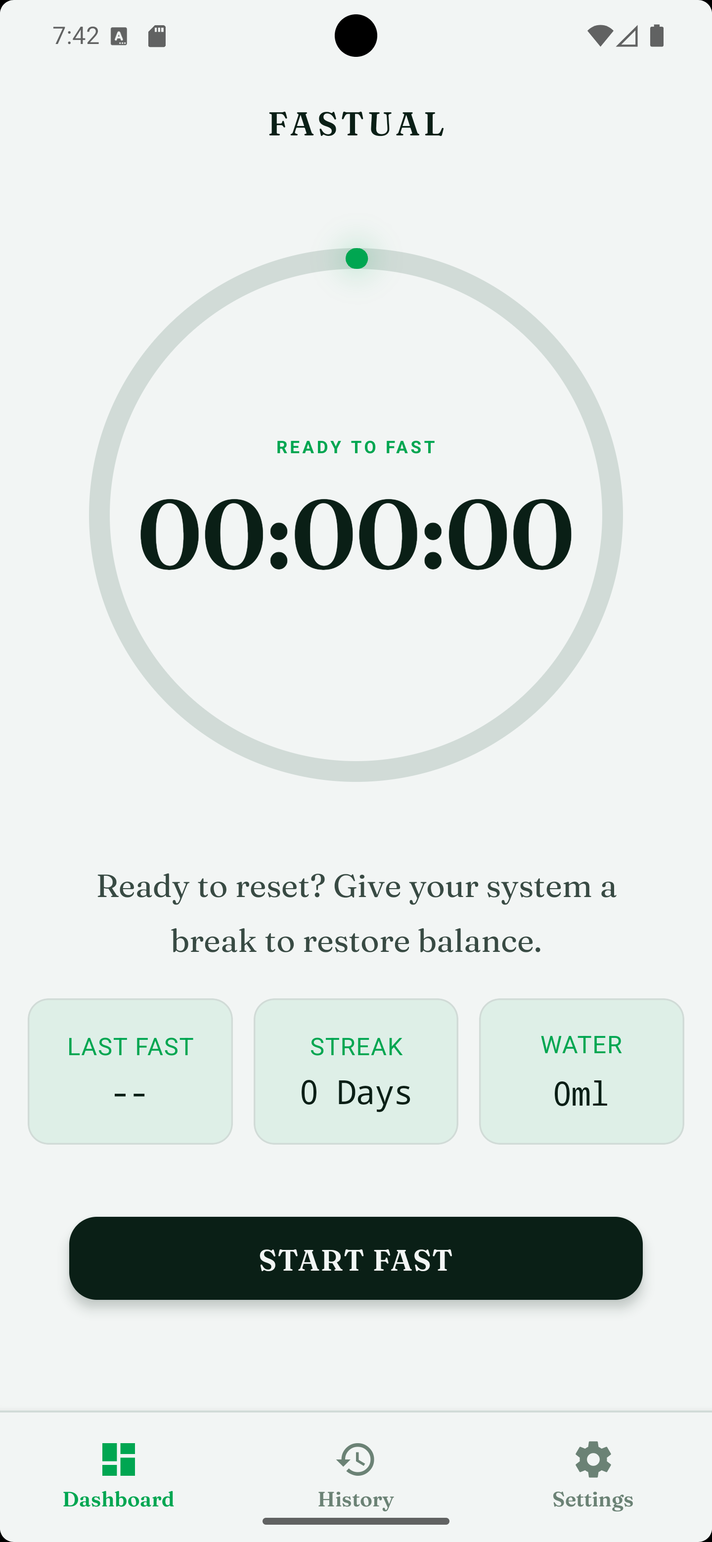 Fastual App Dashboard