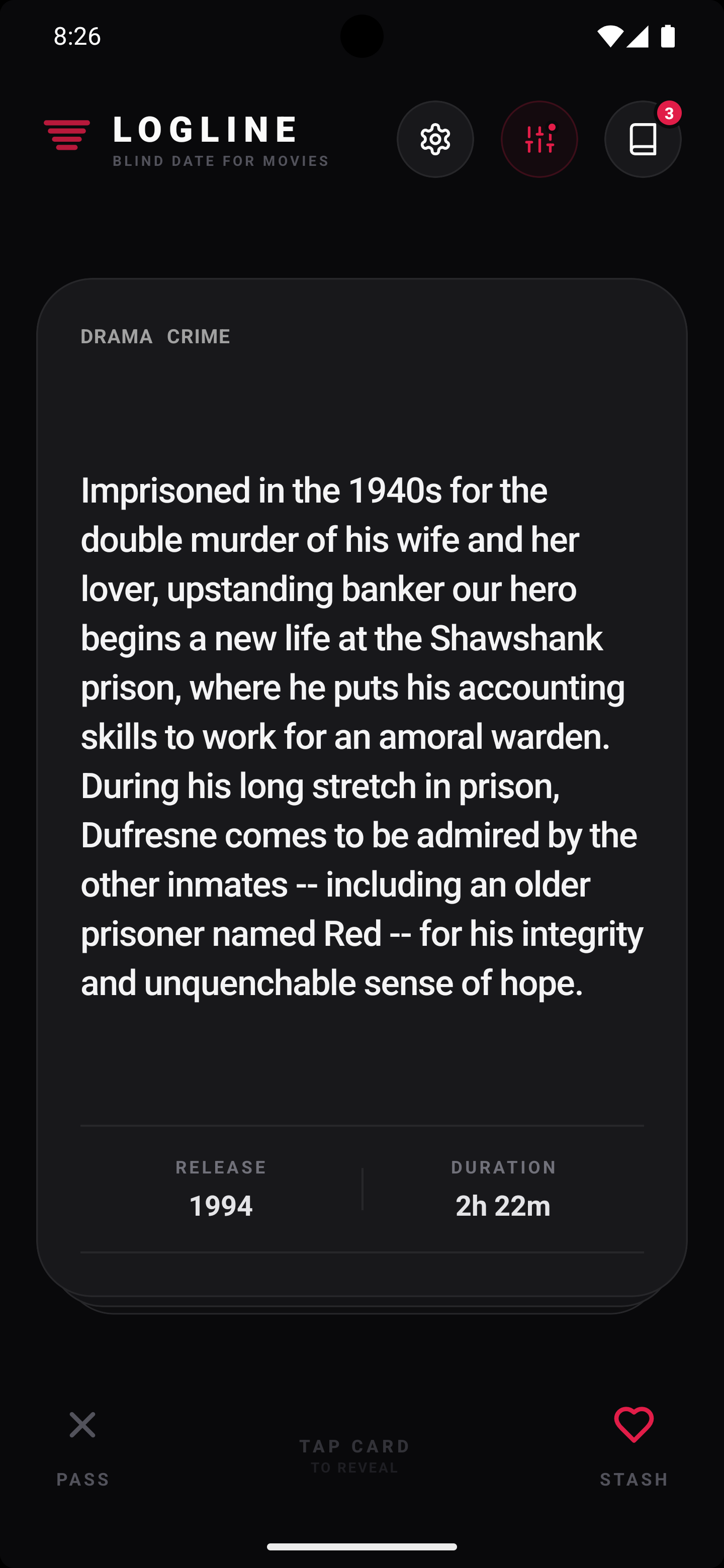 Logline App Screenshot