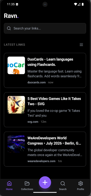 Ravn App Screenshot